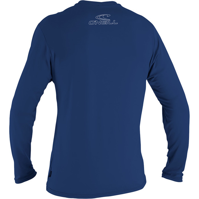 2024 O'Neill Mens Basic Skins Long Sleeve Rash Tee 4339 - Navy